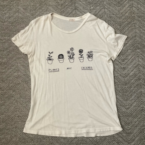 BRANDY MELVILLE OVERSIZED PLANTS T SHIRT SIZE S - Picture 1 of 1